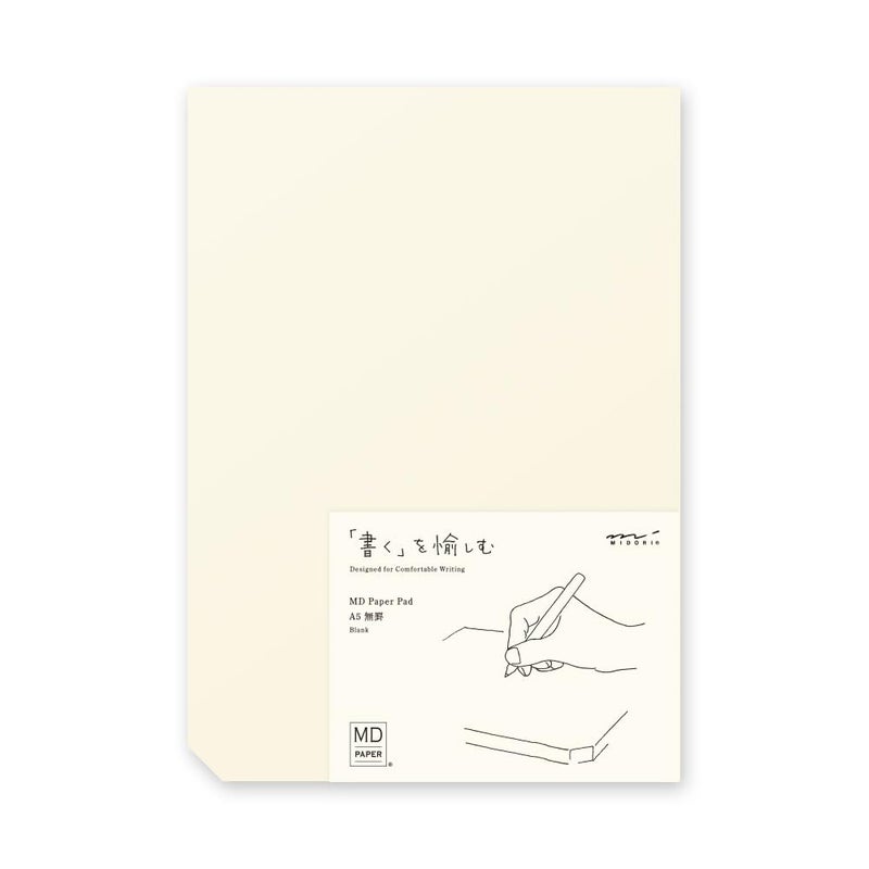 Midori 15235006 Memo MD Paper Pad, A5, Unruled - Image 1